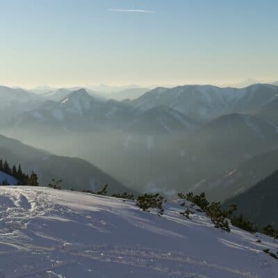 Schneeberg (2076m) téli túra - normál út