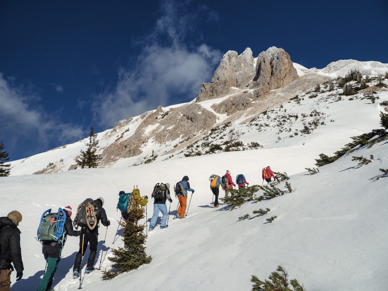 Schneeberg (2076m) téli túra - normál út