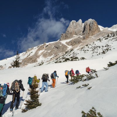 Schneeberg (2076m) téli túra - normál út