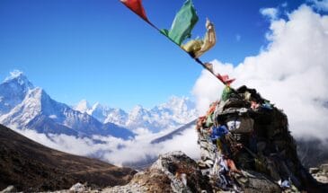 Everest Base Camp (5364m) túra, a Gokyo völgyön át