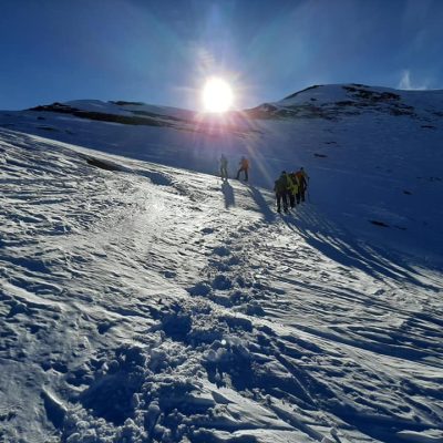 Wurmtaler Kopf (3225m) Téli havas kaland a Pitztalban