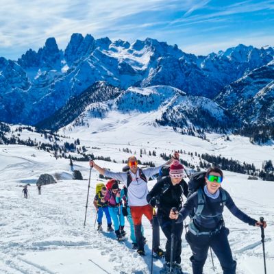 Dolomitok téli túra - a legszebb ösvények hótalppal