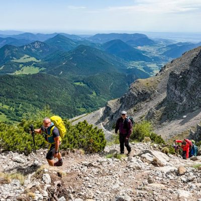 Schneeberg (2076m) Fadensteig nyáron