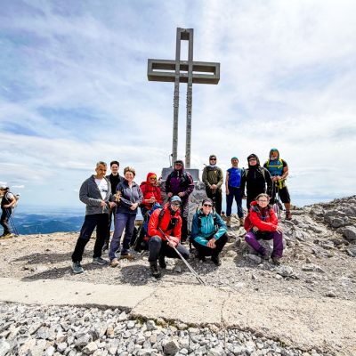Schneeberg (2076m) Fadensteig nyáron